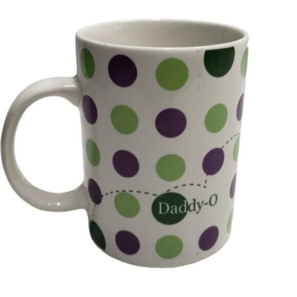 Starbucks 2004 Golf Daddy O Fore Birdie Mug Polka Dot 16 Ounce - Picture 11 of 11